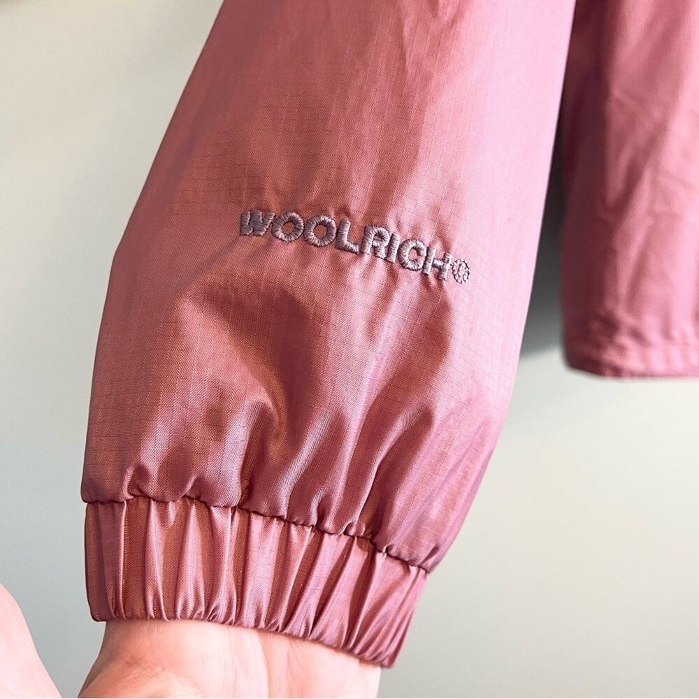 Woolrich Women's Zip Up Windbreaker Light Pink Size Medium - Picture 13 of 16